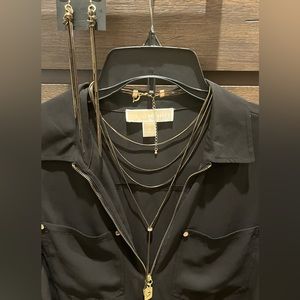 Necklace and earrings. Brand new. Never worn